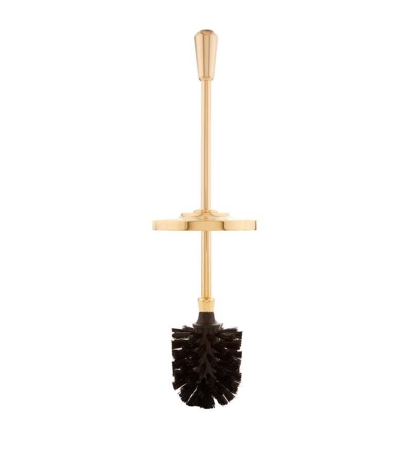 ZODIAC gold-plated toilet brush holder (British brand)