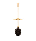 ZODIAC gold-plated toilet brush holder (British brand)