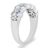 Bague Costco en or blanc avec diamant taille brillant rond - Produit britannique