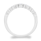 Bague Costco en or blanc avec diamant taille brillant rond - Produit britannique