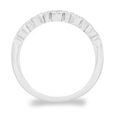 Bague Costco en or blanc avec diamant taille brillant rond - Produit britannique