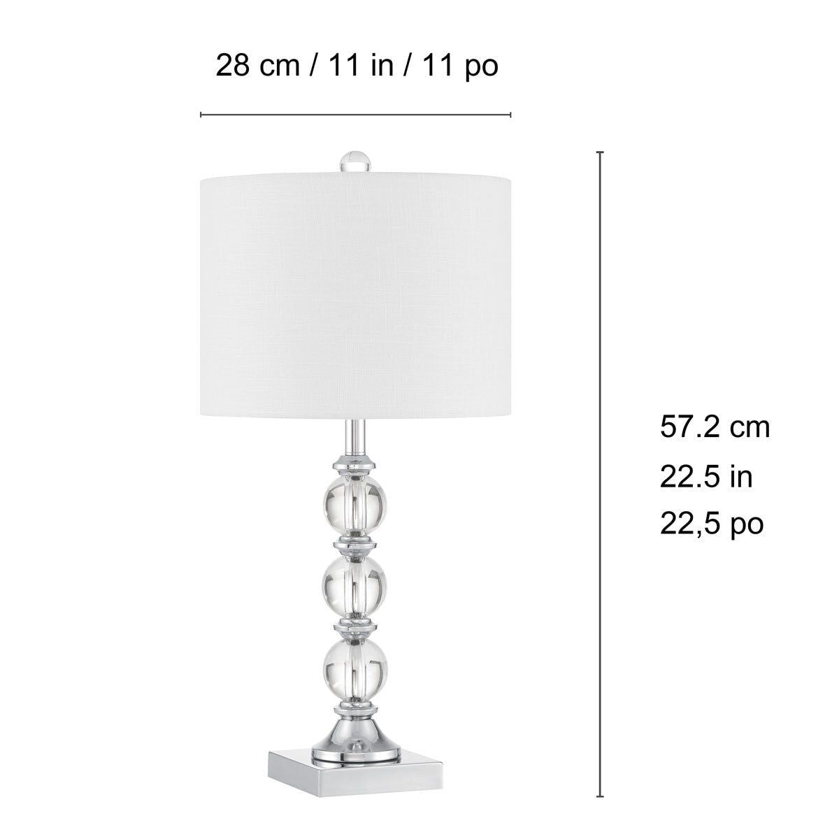 Bridgeport Designs Julie Crystal Table Lamp GOODS Costco UK