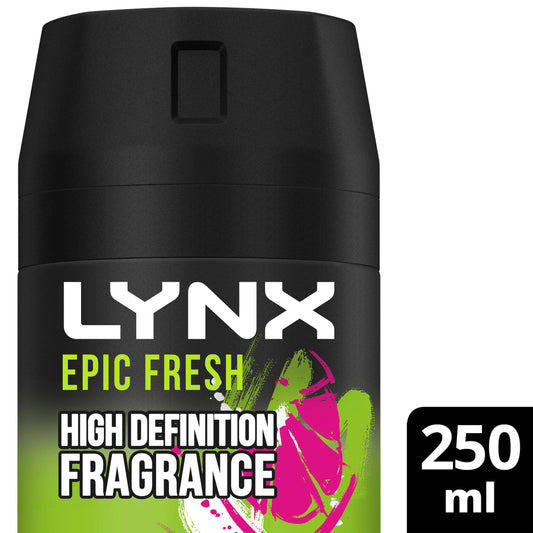 Lynx Grapefruit & Tropical Pineapple Scent Body Spray for Men 250ml GOODS Sainsburys   