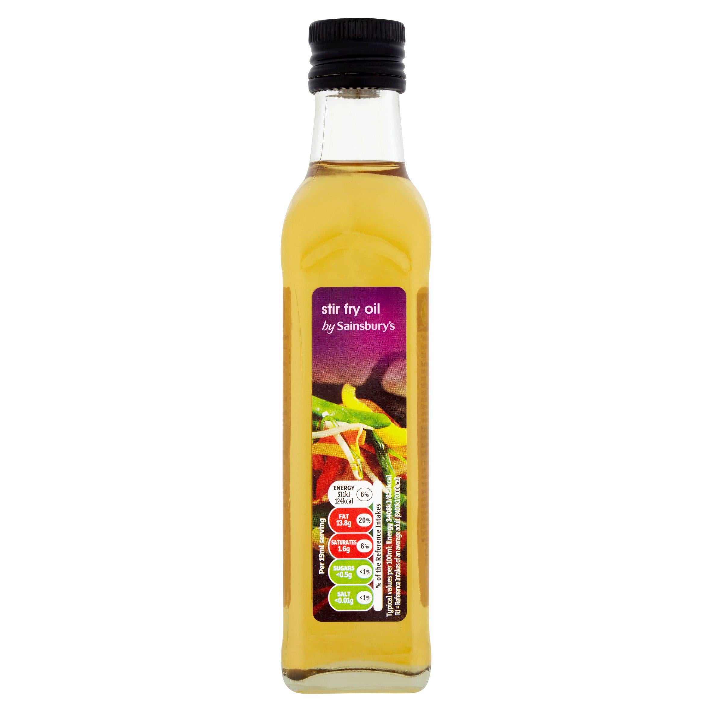 Sainsbury's Stir Fry Oil 250ml oils Sainsburys   