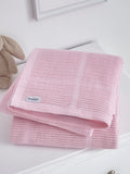 Silentnight 2 Pack Pink Safe Nights Traditional Cellular 100% Cotton Blankets