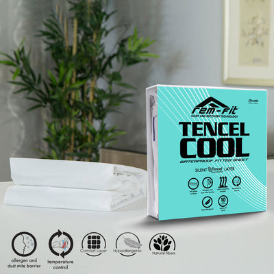 Costco UK REM-Fit Tencel Cool Mattress Protector, Single- Buy online at McGrocer