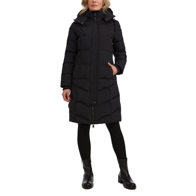 Manteau d'hiver long en duvet pour femme Pajar Costco UK Noir & Bleu Marine - Acheter en ligne sur McGrocer