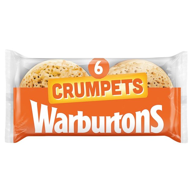 Warburtons Crumpets   6 per pack