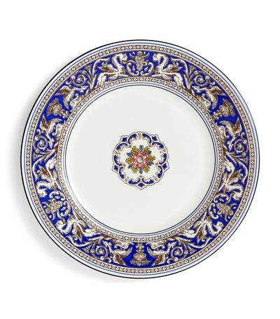 Harrods Florentine Marine Bone China Plate 20.5cm- Buy online at McGrocer