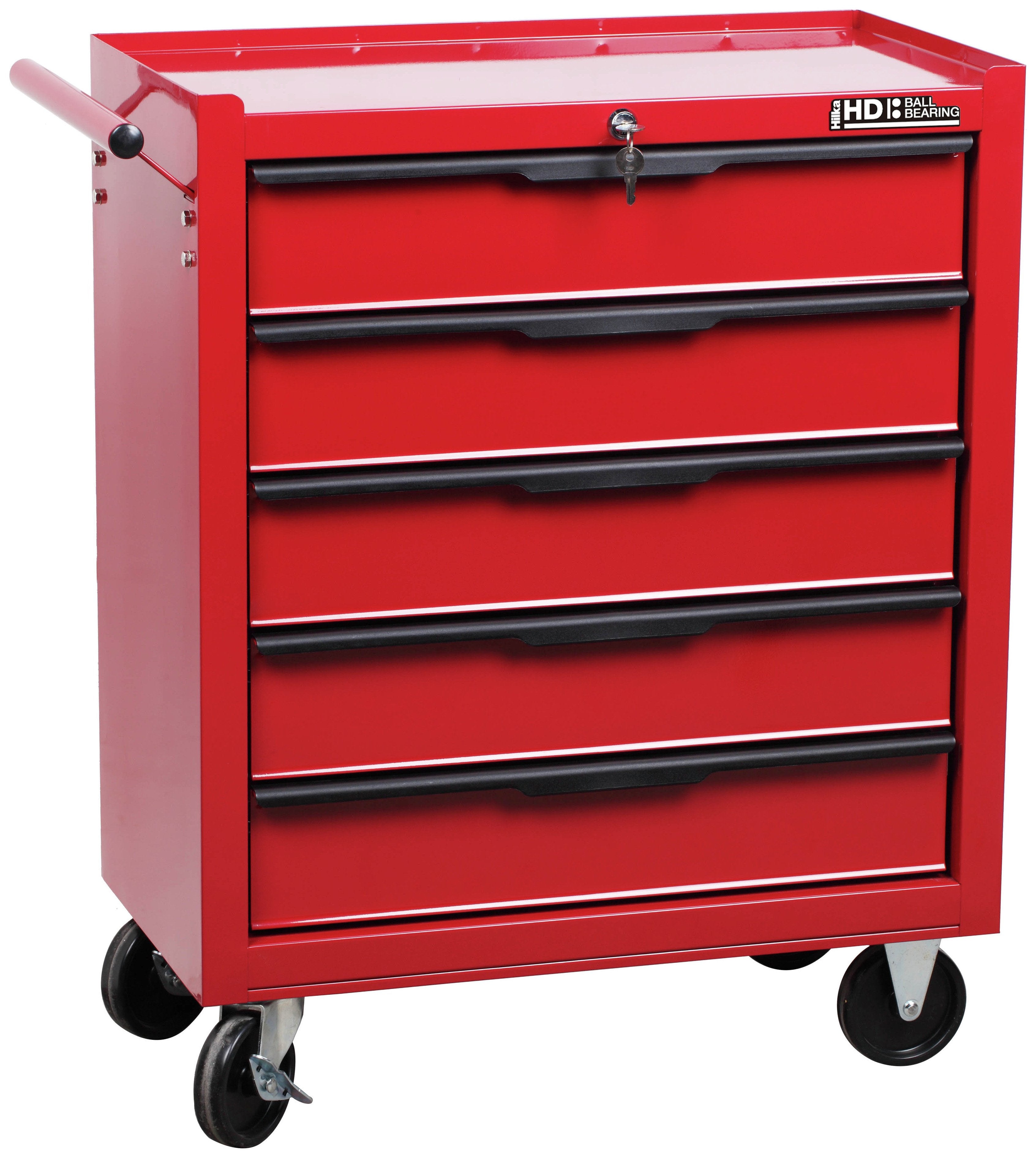 Hilka 5 drawer tool trolley steel cabinet 22kg, UK version