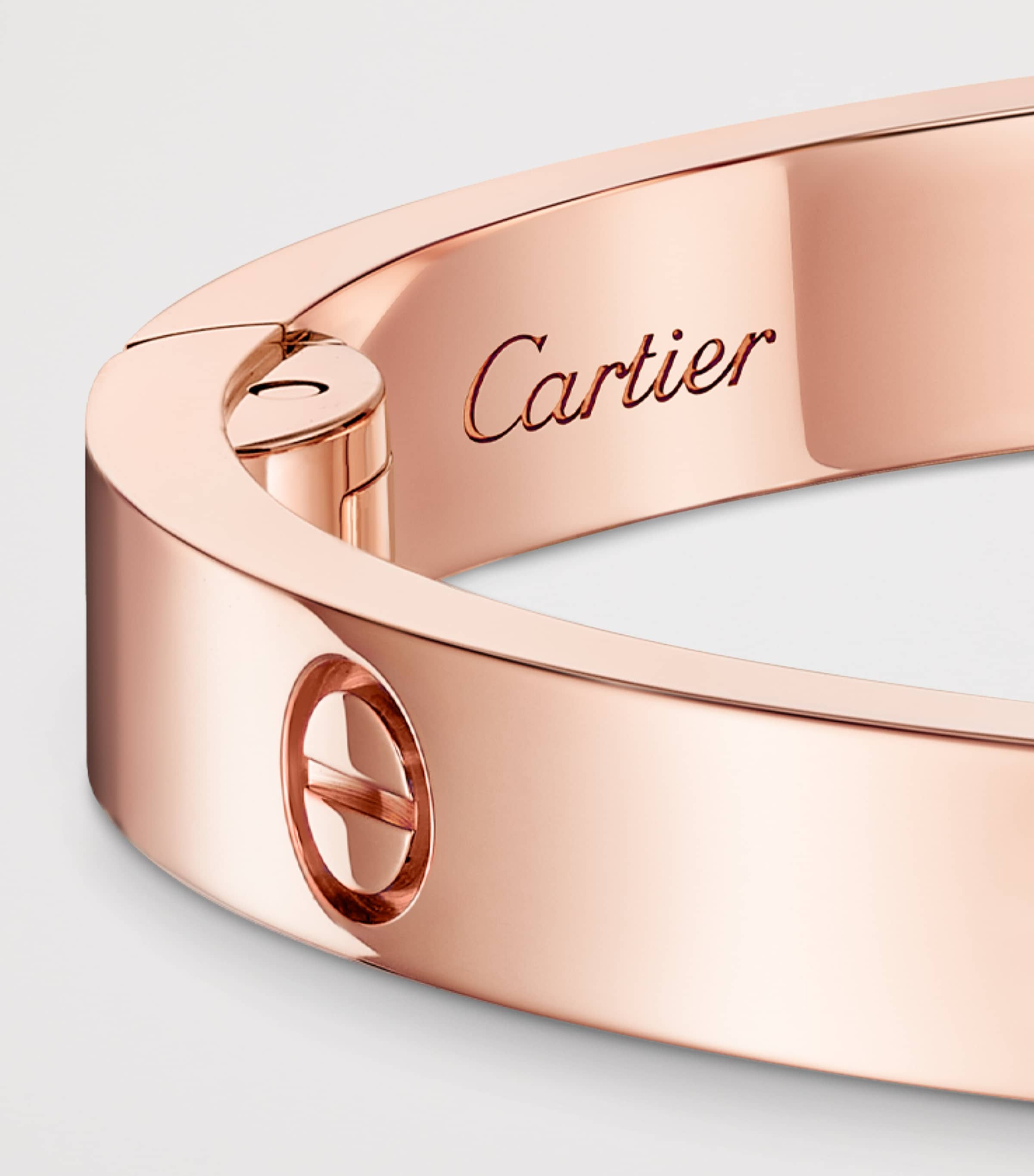 Cartier LOVE bracelet medium rose gold diamond - British product