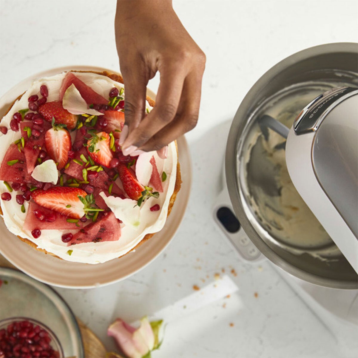 Kenwood Chef Baker stand mixer white 4.6L - British product