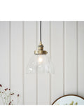Gallery Home antique brass pendant ceiling light (British brand)