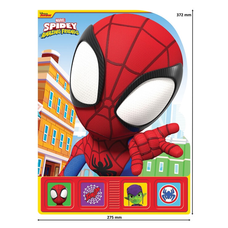 Spidey and Gabby giant sound book 37cm, imported from the UK