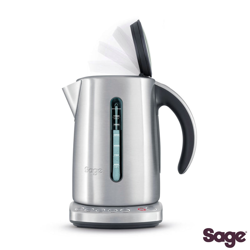 Sage Smart Kettle Luxe 1.7L cordless kettle in silver - British product