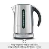 Sage Smart Kettle Luxe 1.7L cordless kettle in silver - British product