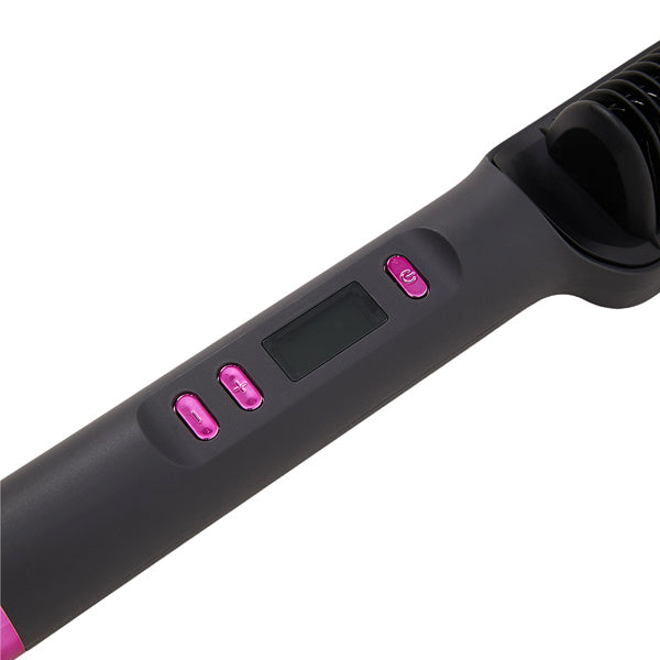 Livingandhome Hair Straightener Brush Black 30W (British brand)