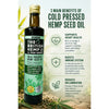 The British Hemp Co cold pressed hemp seed oil 500ml, UK version
