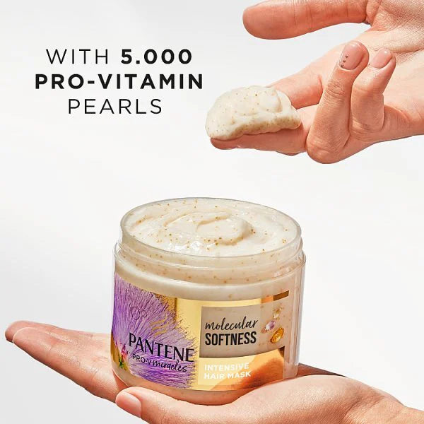 Pantene Silky & Glowing Hair Mask 300ml, imported from the UK