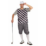 Orion Costumes Male Golfer Costume (Black & White) Standard GOODS Superdrug   