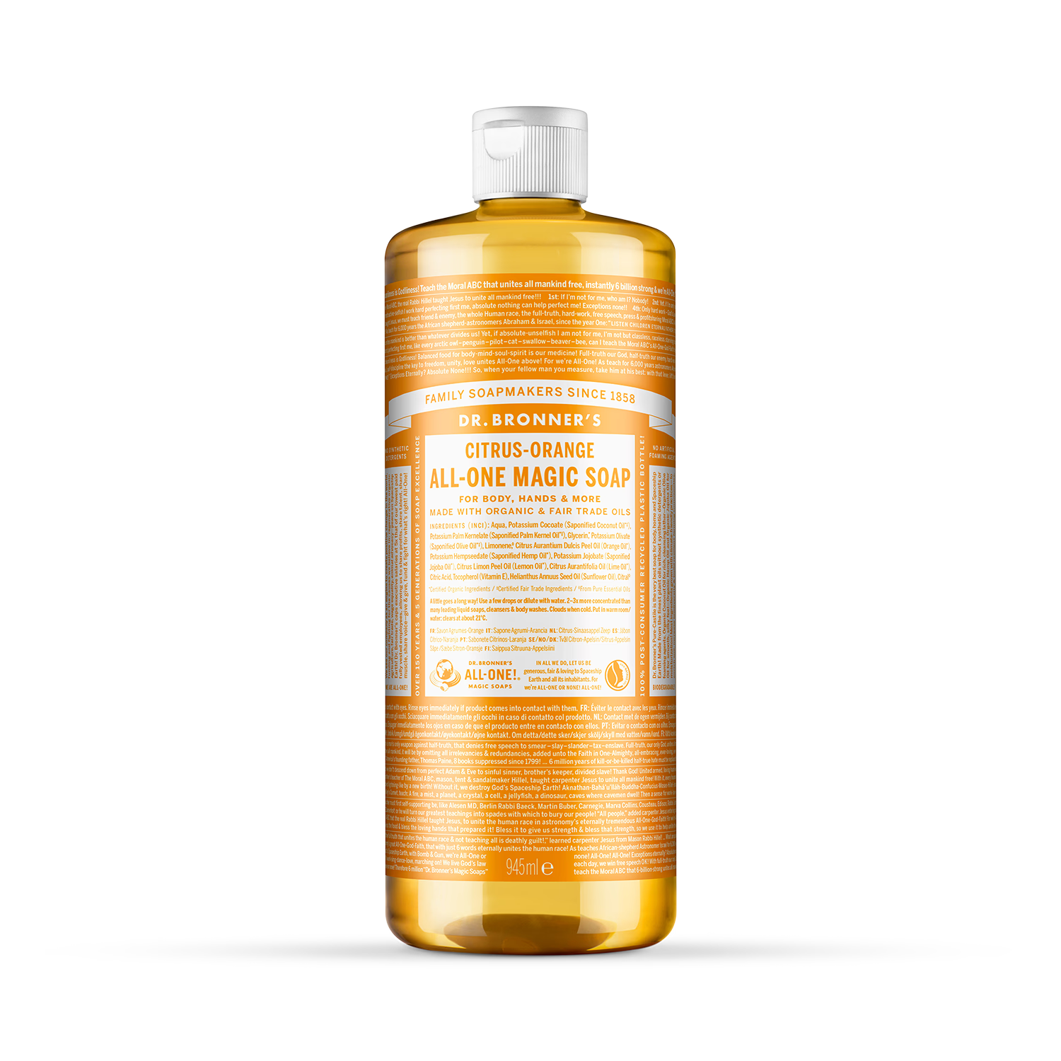 Dr Bronner Citrus All-One Magic Soap 945ml