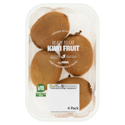 ASDA soft sweet kiwi fruit 4 pack - British product