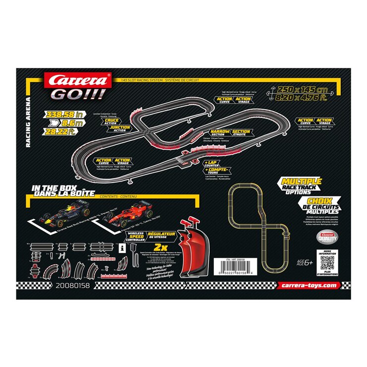 Carrera Go!!! Slotcar-Bahn F1 Rennarena Perez – Britisches Produkt
