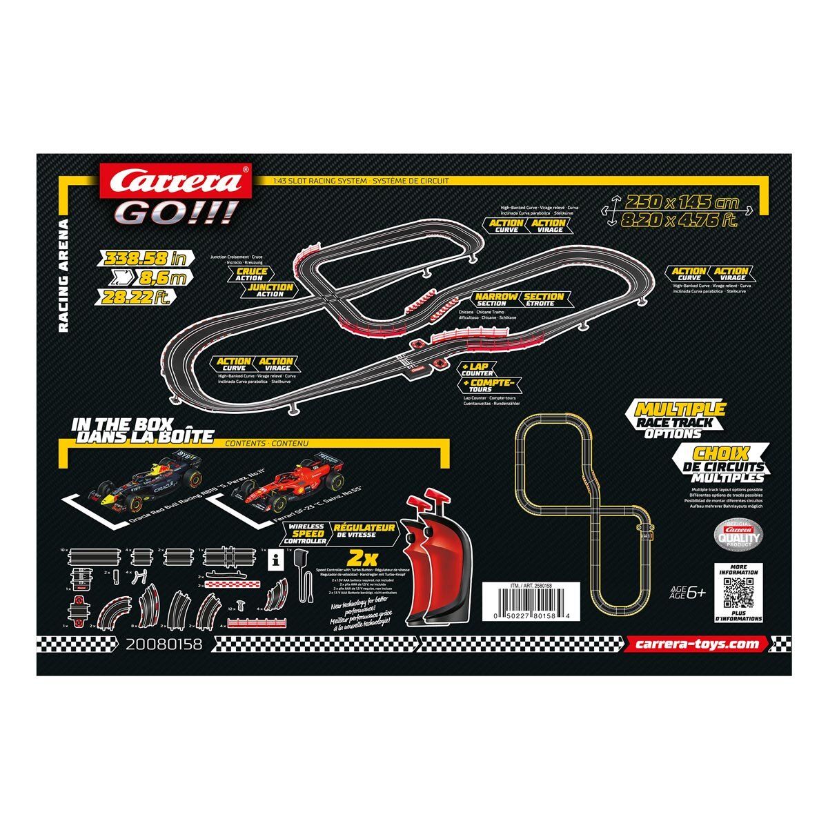 Carrera Go!!! F1 Racing Arena with F1 Race Cars - Perez and Sainz (6+ Years) GOODS Costco UK