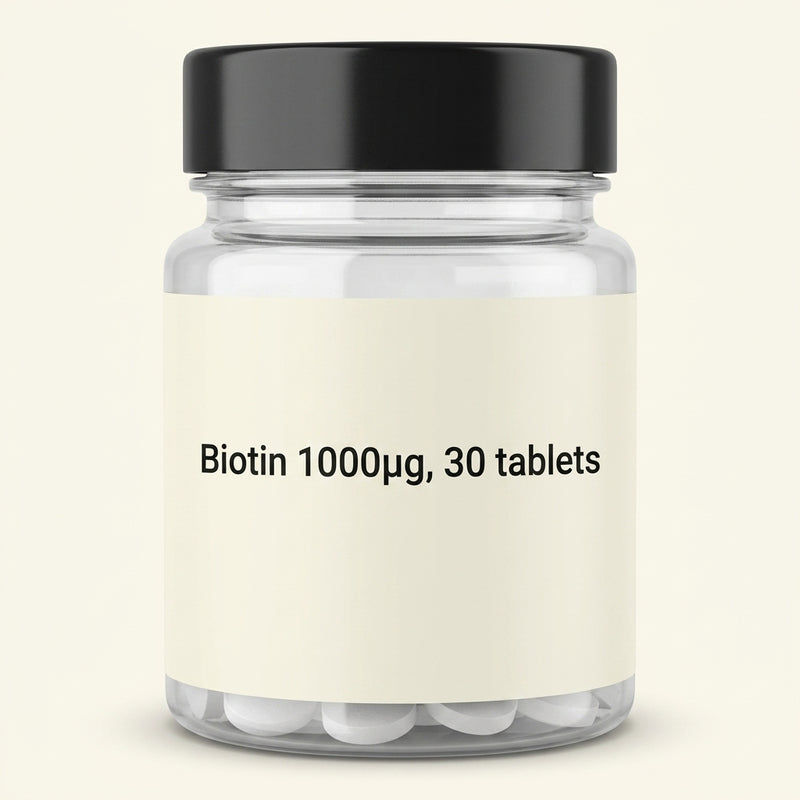 Holland & Barrett Biotin 120 Tablets 300ug - 1000 ug 30 Tablets