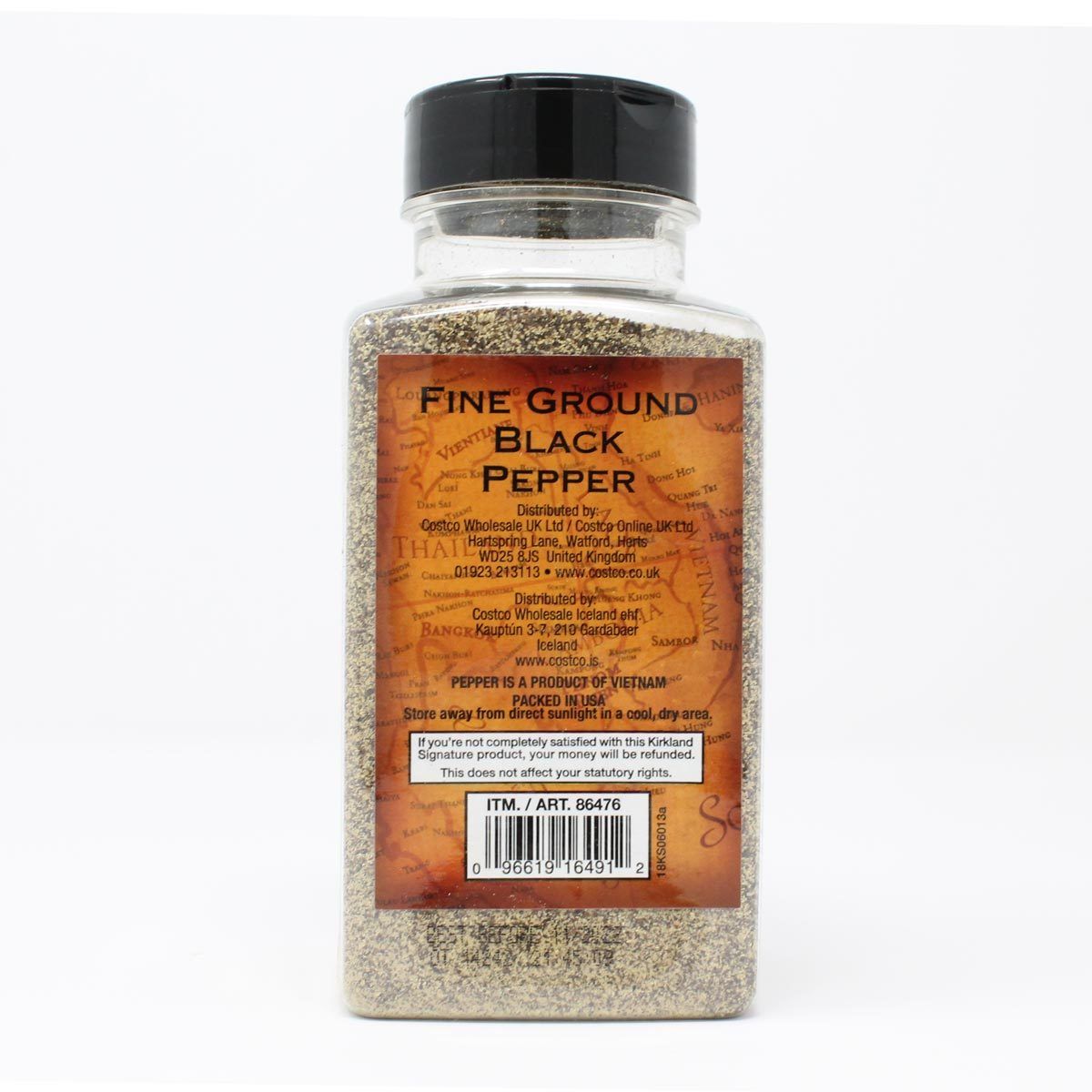 Kirkland Signature Fine Ground Black Pepper, 348g GOODS Costco UK