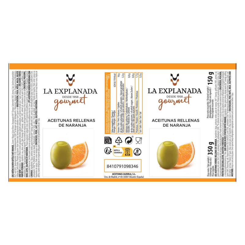 La Explanada Gourmet Flavoured Olives, 6 x 350g