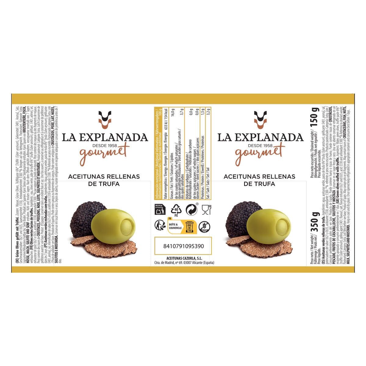 La Explanada Gourmet Flavoured Olives, 6 x 350g GOODS Costco UK