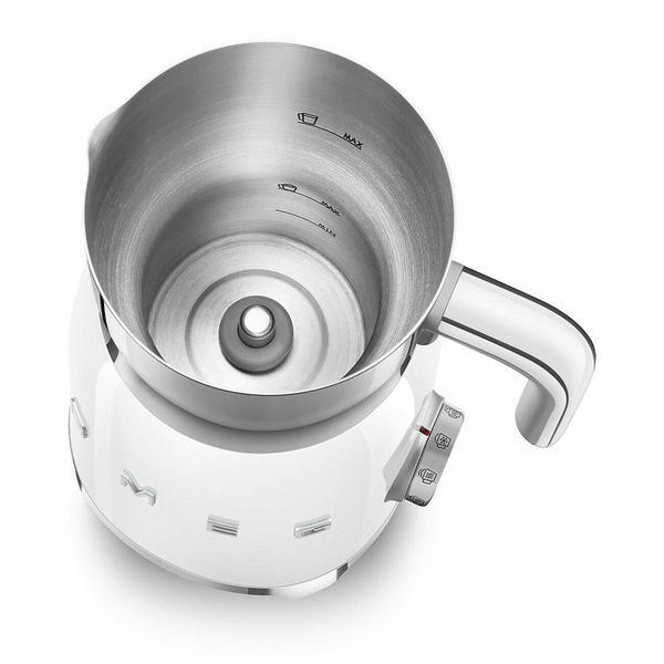 Smeg MFF11 milk frother white 600ml, imported from the UK