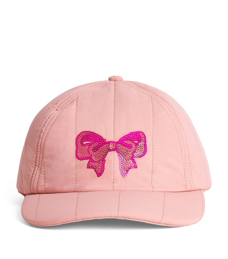 Konges Sløjd sequinned ribbon Juno cap for children aged 2-8 years, UK version