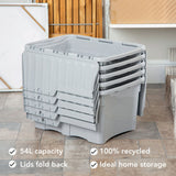 Wham 54L croc box with grey lids (British brand)