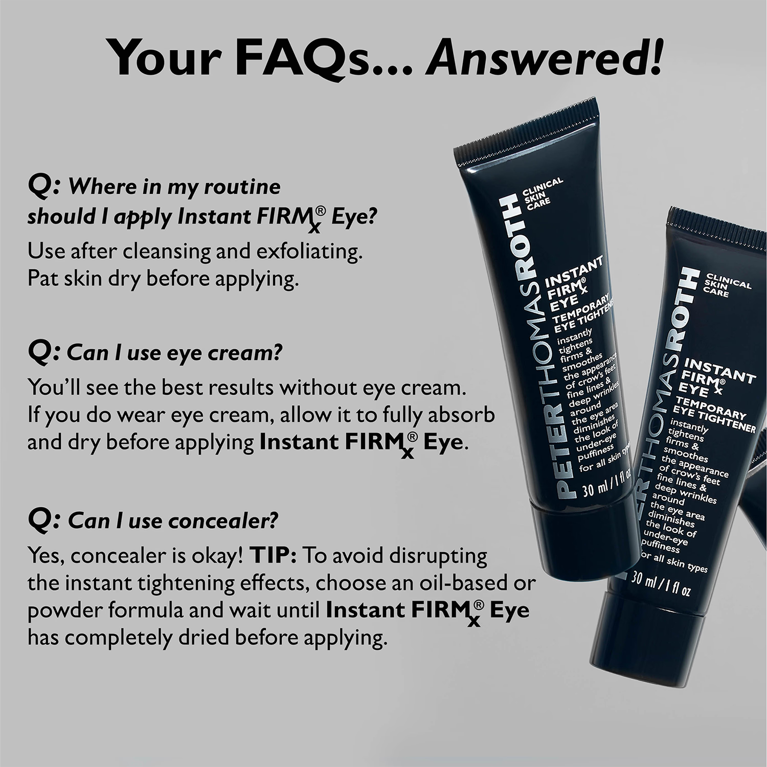 Peter Thomas Roth instant firmx eye serum 30ml, imported from the UK