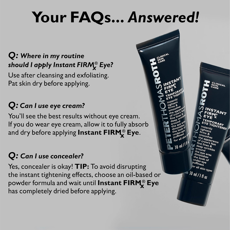 Peter Thomas Roth instant firmx eye serum 30ml, imported from the UK