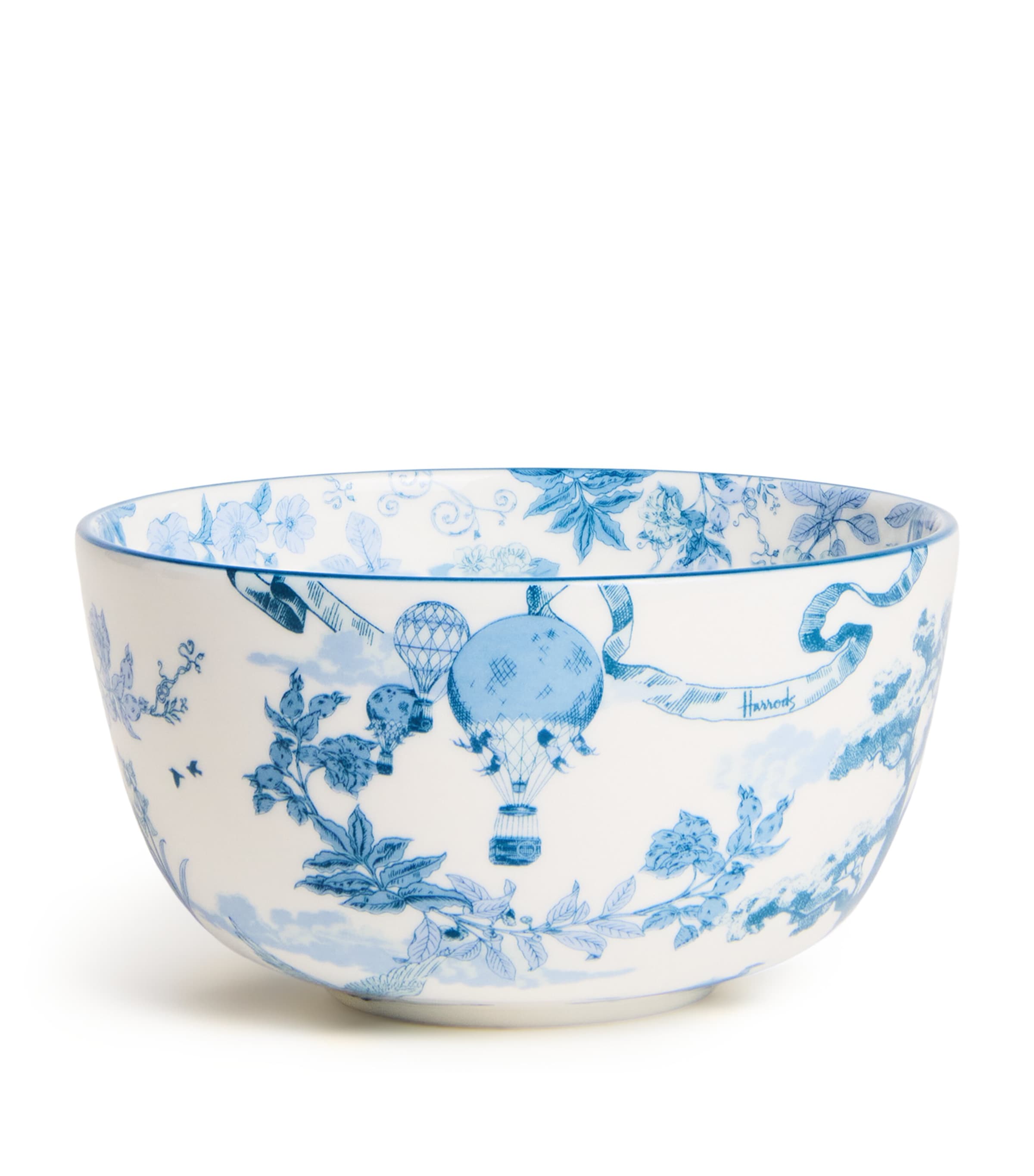 Harrods fine bone china toile bowl 11cm - British product