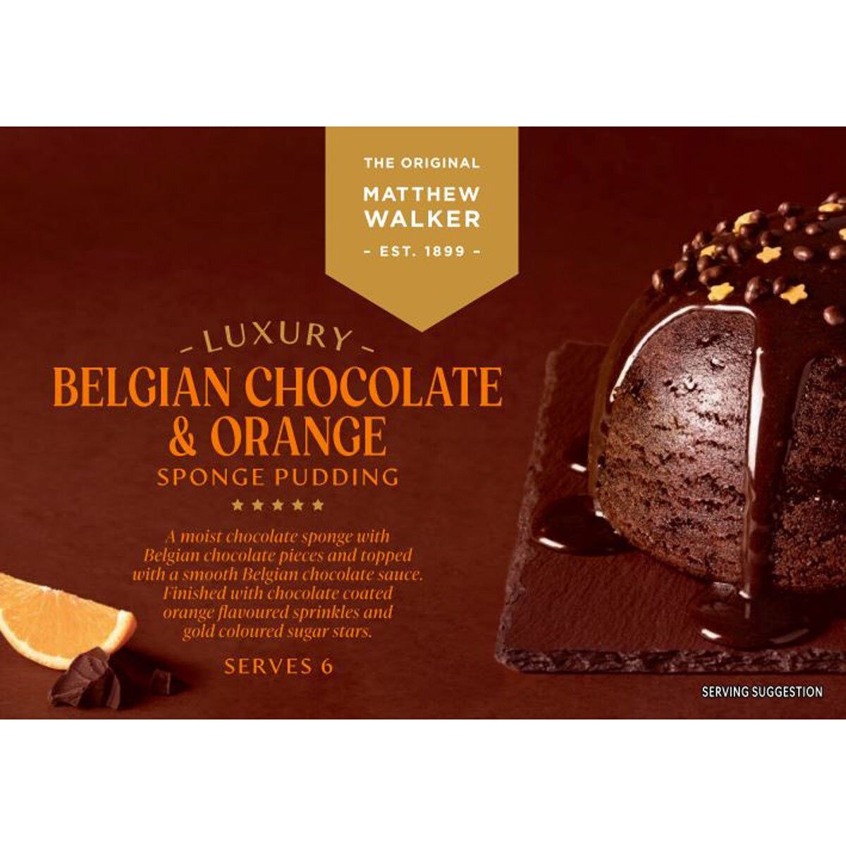 Matthew Walker Chocolate & Orange Sponge Pudding, 600g GOODS Costco UK