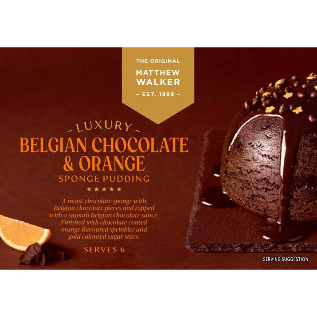 Matthew Walker Chocolate & Orange Sponge Pudding, 600g