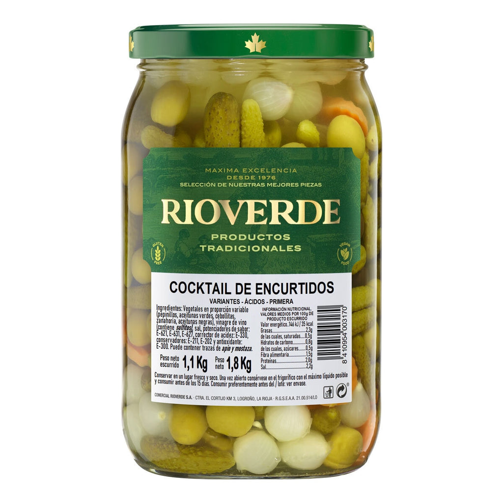 Rioverde Olive & Pickle Mix, 1.8kg