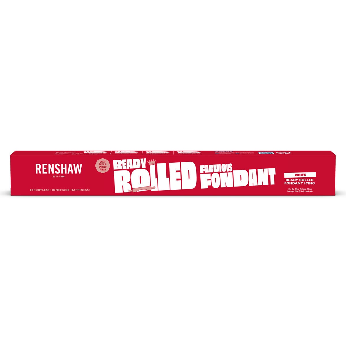 Renshaws Ready Rolled Fondant Icing Discs, 3 x 450g GOODS Costco UK