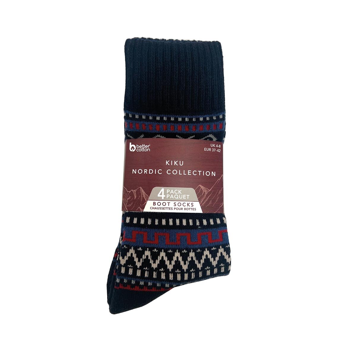 Kiku Nordic Collection Boot Sock, 4 Pack GOODS Costco UK