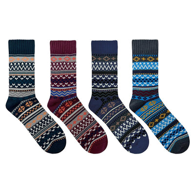 Costco UK Kiku Nordic Collection Stiefel socken Verschiedene Farben 4er-Pack - Online bei McGrocer kaufen