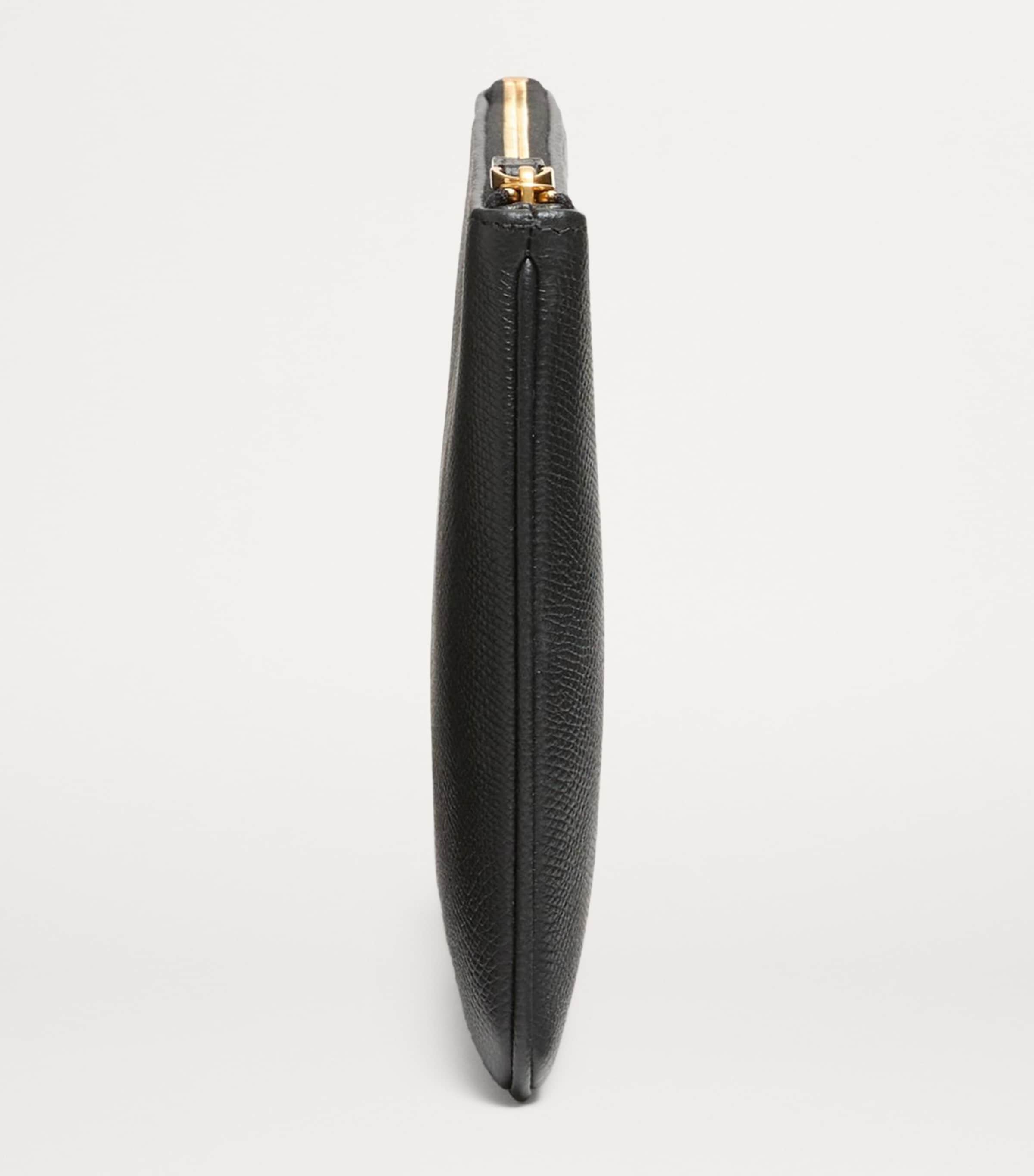Valentino Garavani leather VLogo Signature pouch medium (British brand)