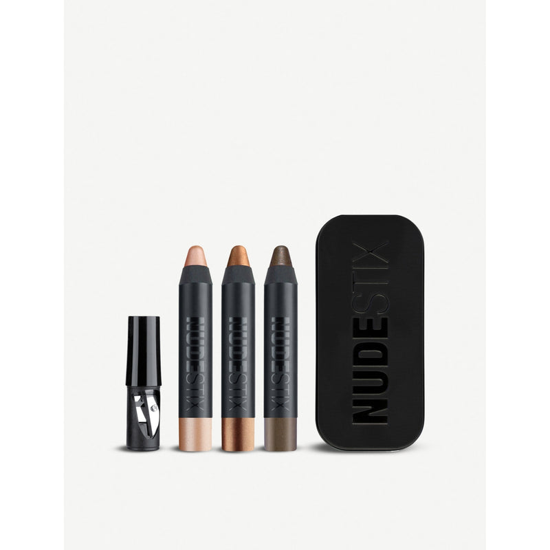 NUDESTIX Mini Metallic eye kit with three pencils, UK version