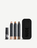 NUDESTIX Mini Metallic eye kit with three pencils, UK version