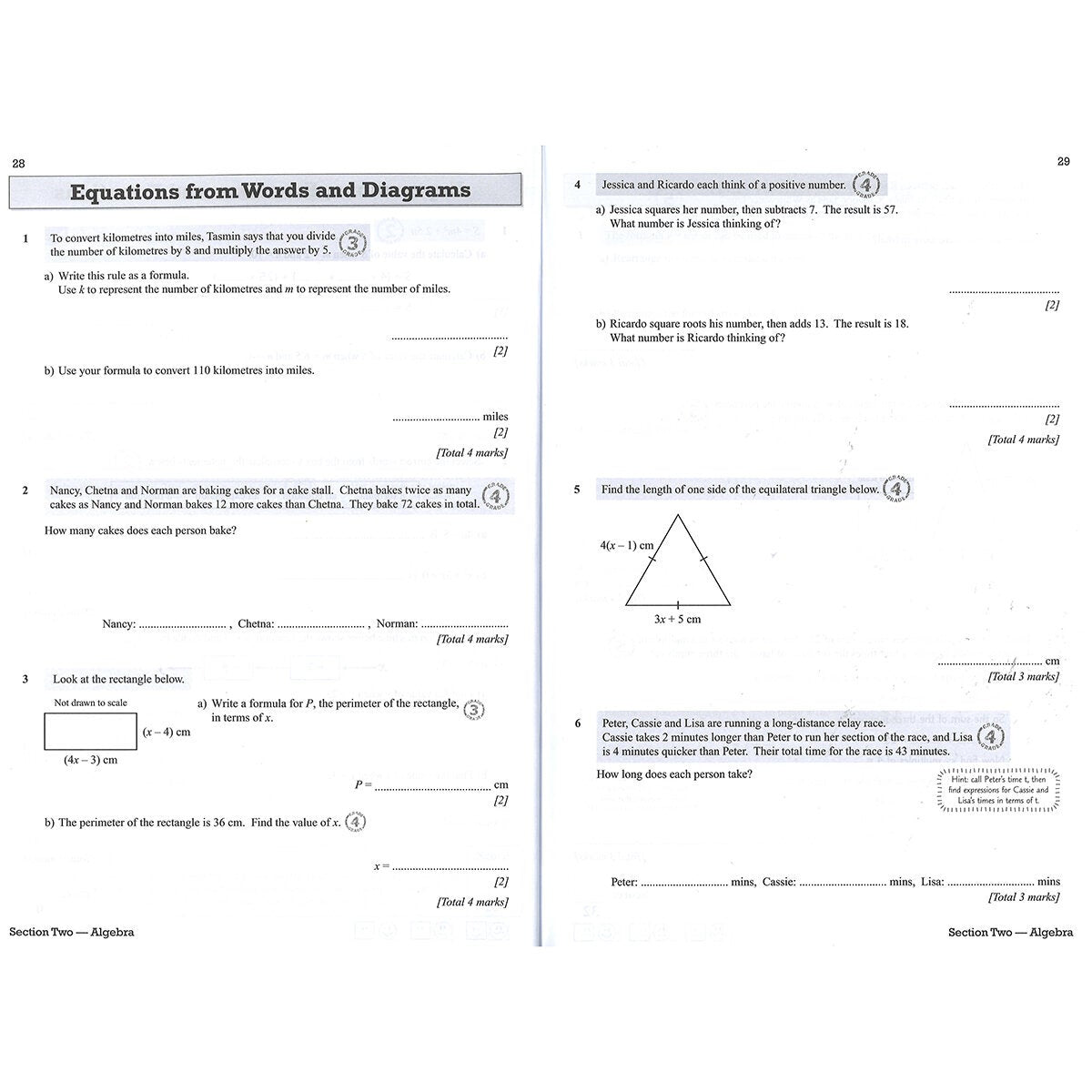 CGP GCSE Maths AQA Foundation book pack 3 books, UK version