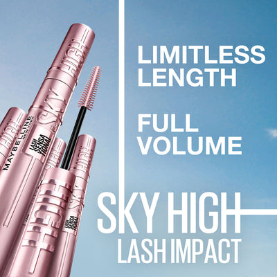 Costco UK Maybelline Sky High Very Black Lengthening & Volumising Mascara 3 Pack- Buy online at McGrocer