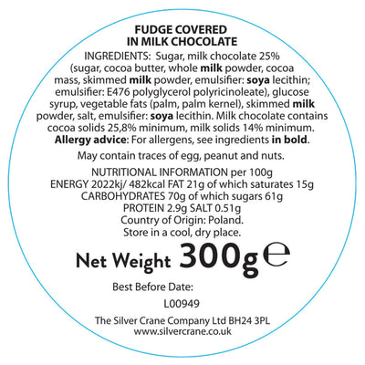 Silver Crane Weihnachtsnussknacker Fudge-Dose Drei Farben 300g